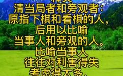 当局者迷旁观者清是什么意思(当局者迷旁观者清解读这个成语的意义)