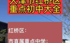天津市红桥区有哪些初中学校(2021天津红桥区初中学校大全 )