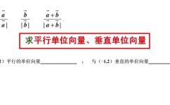 平行于一个向量的单位向量怎么求(如何求平行于一个向量的单位向量)
